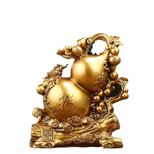 Feng Shui ornament - resin gourd - fire/water/wood/soil
