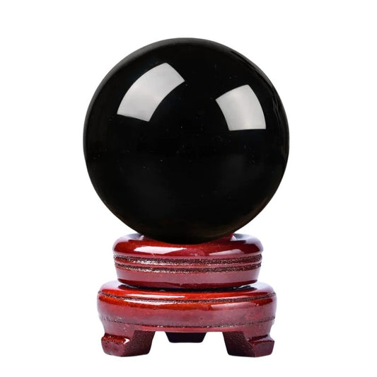 OFFICE FENGSHUI - Natural obsidian crystal ball - SHUI