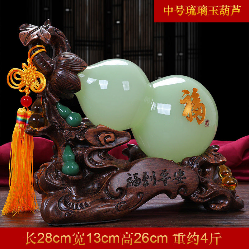 Feng Shui Ornament - Glass Gourd - Fire/Wood